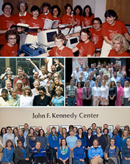 Photos of VKC staff over the past 50 years
