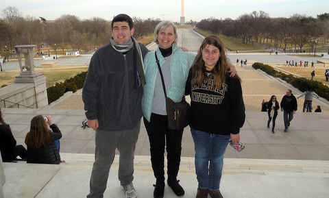Next Steps at Vanderbilt students Haley Kellar and Hardin Manhein, along with Next Steps director Tammy Day, attended the Youth Act Leadership training in Washington, D.C.