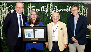 Awards were presented during the annual Spring Faculty Assembly on May 29.