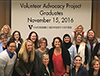 The Vanderbilt Kennedy Center’s Volunteer Advocacy Project saw its fifteenth cohort of volunteers graduate from the biannual training program on November 15. These graduates are now educated, ready, and willing to serve families of individuals with disabilities across Tennessee who may seek advocacy assistance in their school systems.