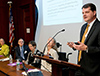 Changing post-school pathways of youth and young adults with severe disabilities was the focus of Erik Carter’s presentation at a Congressional briefing, March 4, 2016, sponsored by the Friends of the Institute of Education Sciences (FIES).