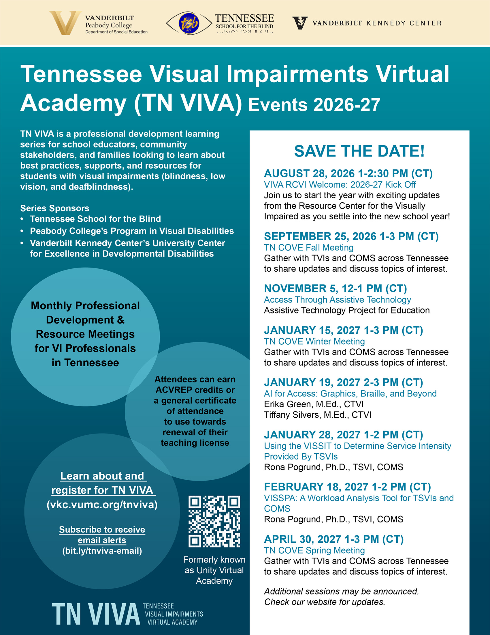 TN VIVA program flier