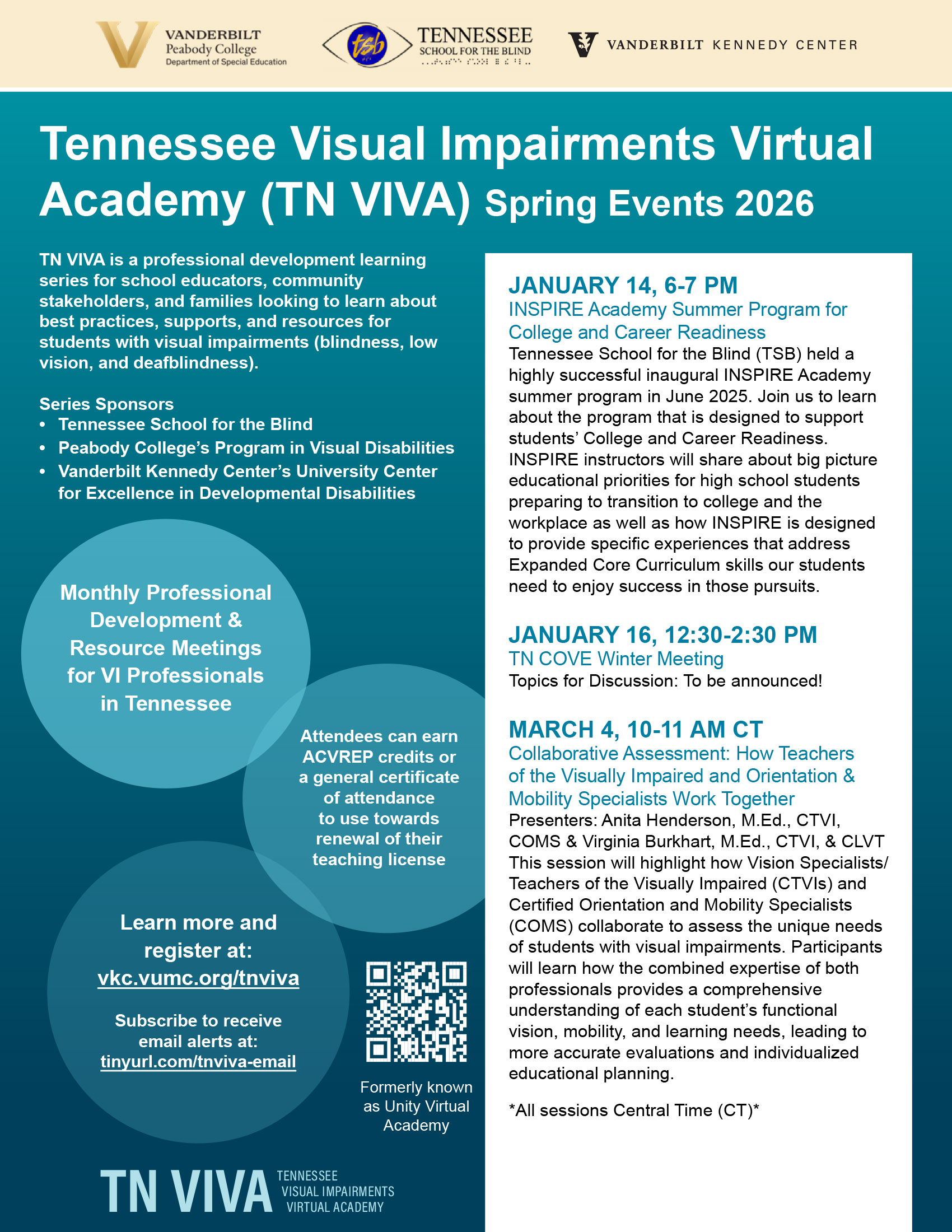 TN VIVA program flier